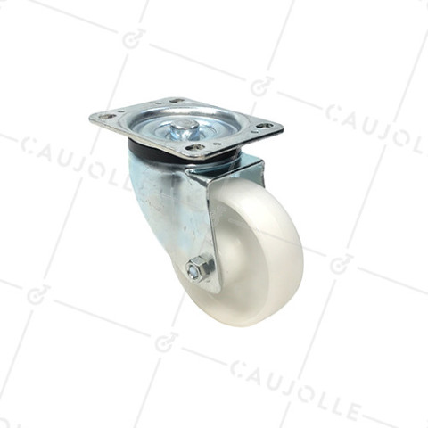 Ruota DI MANUTENZIONE PIVOTANTE IN NYLON DIAMETRO 125 MM CARICO 300KG - S76N 125 • Caujolle