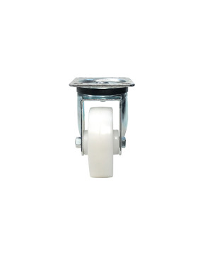 Roulette industrielle pivotante en nylon diamètre 125 mm - S76N