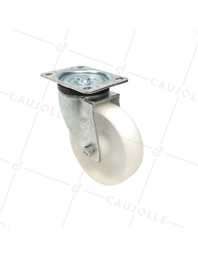 Ruota DI MANUTENZIONE PIVOTANTE IN NYLON DIAMETRO 160 MM CARICO 380KG - S76N 160 • Caujolle