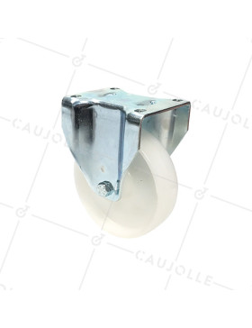Ruota DI MANUTENZIONE FISSA IN NYLON DIAMETRO 160 MM CARICO 380KG - S77N 160 • Caujolle