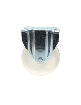 Roulette industrielle fixe en nylon diamètre 160 mm - S77N