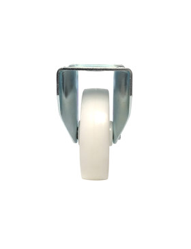 Roulette industrielle fixe en nylon diamètre 160 mm - S77N