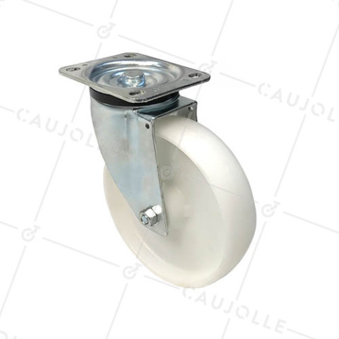 Ruota DI MANUTENZIONE AD ALTA CAPACITÀ IN NYLON DIAMETRO 200 MM CARICO 450KG - S76N 200 • Caujolle