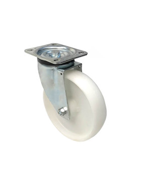 Roulette industrielle pivotante en nylon diamètre 200 mm - S76N