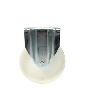 Roulette industrielle fixe en nylon diamètre 200 mm - S77N
