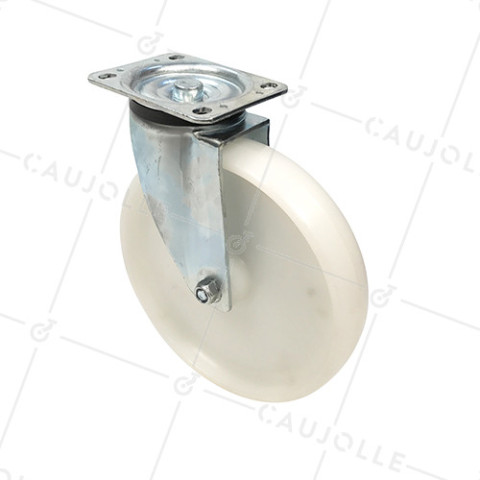Ruota DI MANUTENZIONE PIVOTANTE IN NYLON DIAMETRO 250 MM CARICO 500KG - S76N 250 • Caujolle