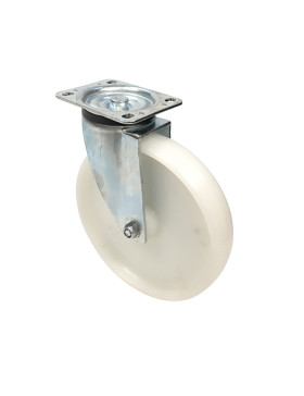 Roulette industrielle pivotante en nylon diamètre 250 mm - S76N