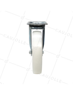 Roulette industrielle pivotante en nylon diamètre 250 mm - S76N