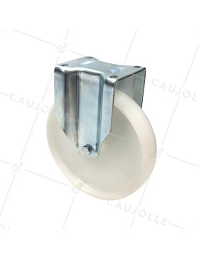 Ruota DI MANUTENZIONE FISSA IN NYLON DIAMETRO 250 MM CARICO 500KG - S77N 250 • Caujolle
