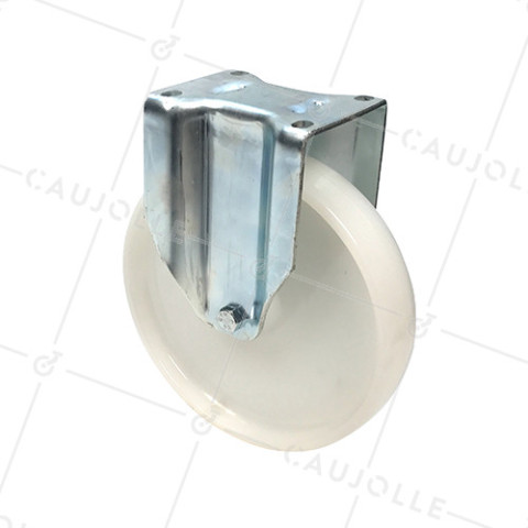 Ruota DI MANUTENZIONE FISSA IN NYLON DIAMETRO 250 MM CARICO 500KG - S77N 250 • Caujolle