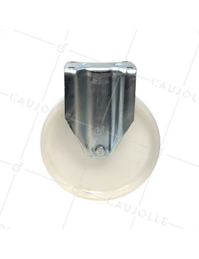 Roulette industrielle fixe en nylon diamètre 250 mm - S77N