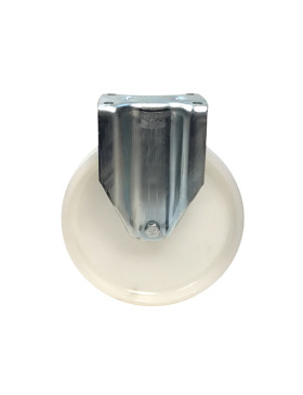 Roulette industrielle fixe en nylon diamètre 250 mm - S77N