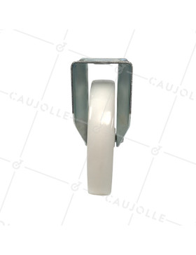 Roulette industrielle fixe en nylon diamètre 250 mm - S77N