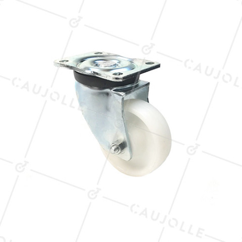 Ruota DI MANUTENZIONE PIVOTANTE RINFORZATA IN NYLON DIAMETRO 125 MM CARICO 600KG - S78N 125 • Caujolle