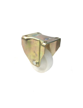 Roulette fixe renforcée en nylon diamètre 125 mm - S79N