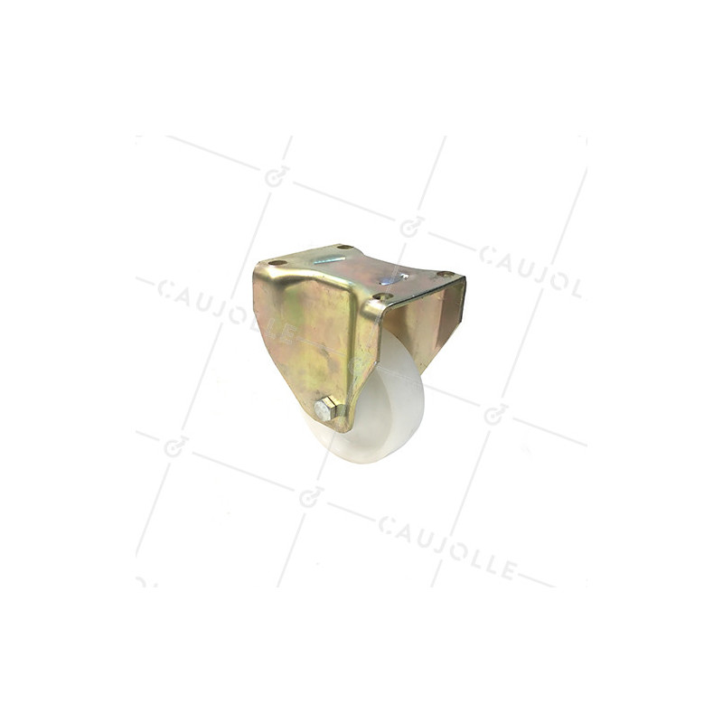 Roulette fixe renforcée en nylon diamètre 125 mm - S79N