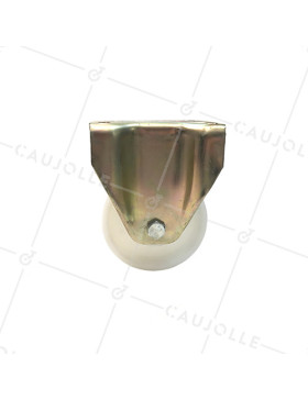 Roulette fixe renforcée en nylon diamètre 125 mm - S79N