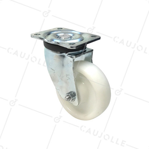 ROULETTE DE MANUTENTION PIVOTANTE RENFORCÉE EN NYLON DIAMÈTRE 160 MM CHARGE 750KG - S78N 160 • Caujolle