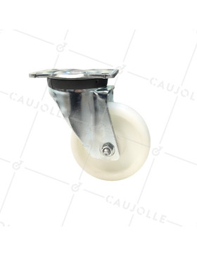 Roulette pivotante renforcée en nylon diamètre 160 mm - S78N