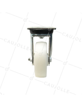 Roulette pivotante renforcée en nylon diamètre 160 mm - S78N