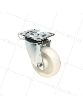 Ruota DI MANUTENZIONE PIVOTANTE CON FRENO RINFORZATO IN NYLON DIAMETRO 150 MM CARICO 750KG - S78N 160AF • Caujolle