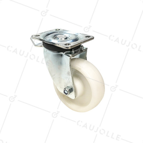 Ruota DI MANUTENZIONE PIVOTANTE CON FRENO RINFORZATO IN NYLON DIAMETRO 150 MM CARICO 750KG - S78N 160AF • Caujolle
