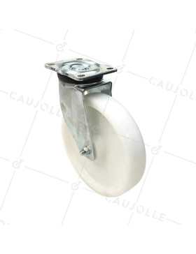 Ruota DI MANUTENZIONE PIVOTANTE RINFORZATA IN NYLON DIAMETRO 250 MM CARICO 1000KG - S78N 250 • Caujolle