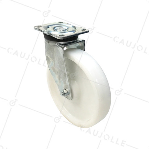 Ruota DI MANUTENZIONE PIVOTANTE RINFORZATA IN NYLON DIAMETRO 250 MM CARICO 1000KG - S78N 250 • Caujolle