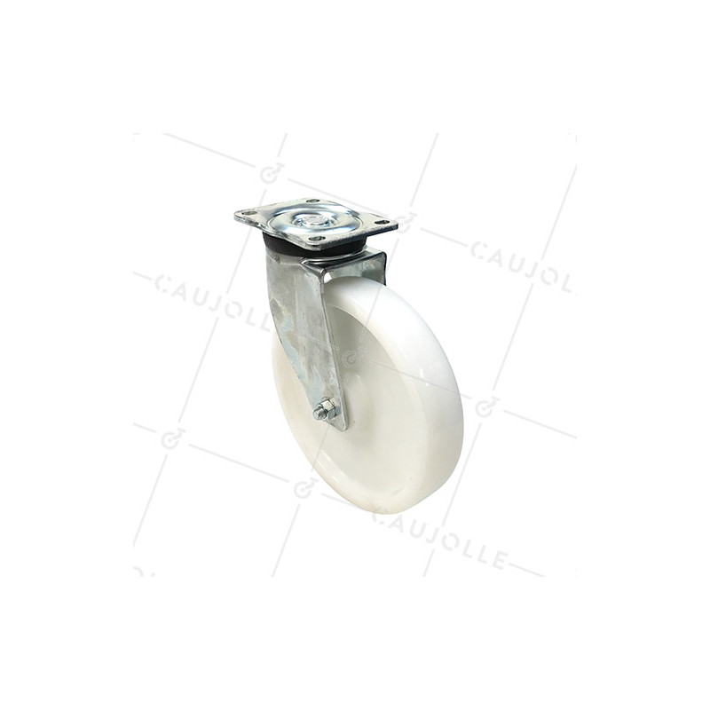 Roulette pivotante renforcée en nylon diamètre 250 mm - S78N