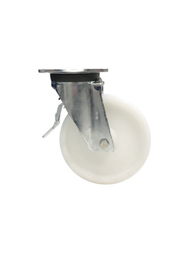 Roulette pivotante à frein renforcée en nylon diamètre 200mm -S78N