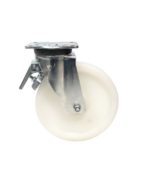 Roulette pivotante à frein renforcée en nylon diamètre 250mm -S78N