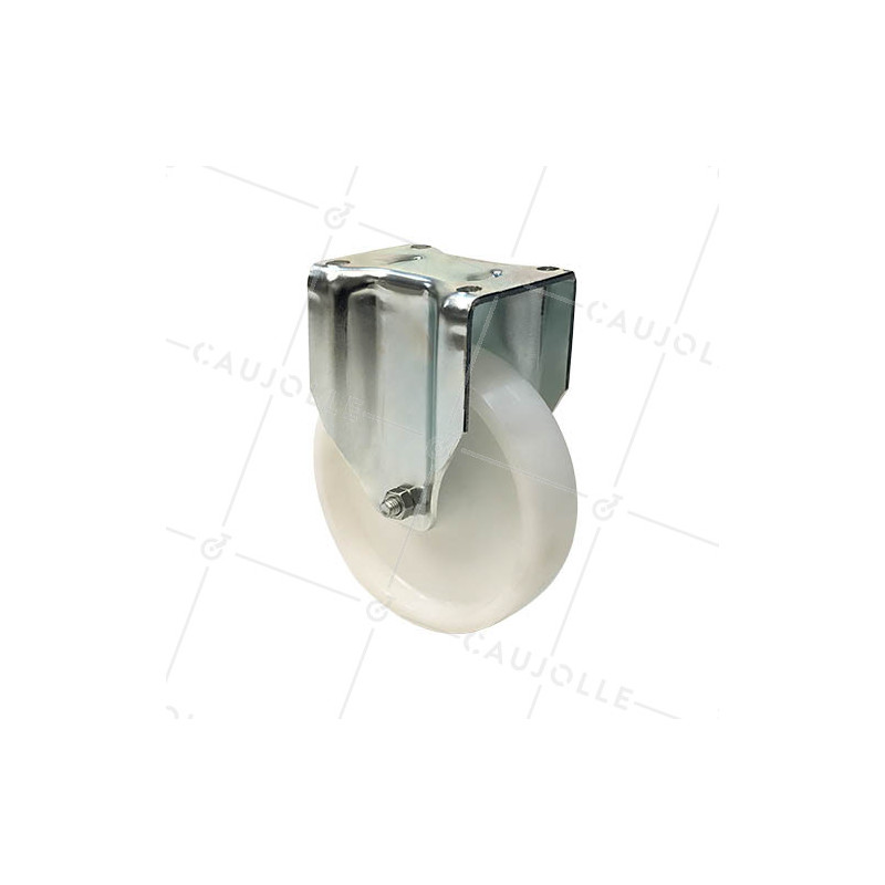 Roulette fixe renforcée en nylon diamètre 200 mm - S79N