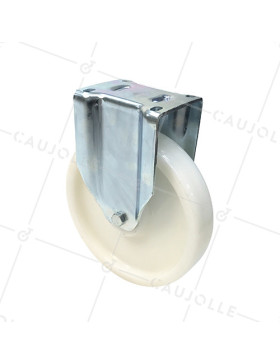 Ruota DI MANUTENZIONE FISSA RINFORZATA IN NYLON DIAMETRO 250 MM CARICO 1000KG - S79N 250 • Caujolle