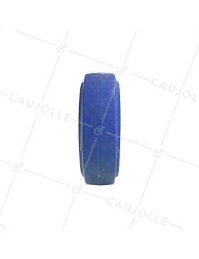 ROUE DE TRANSPALETTE ELASTIQUE NON TACHANTE DIAMÈTRE 160 MM CHARGE 450 KG AXE 20 MM A BILLES- S2015 160