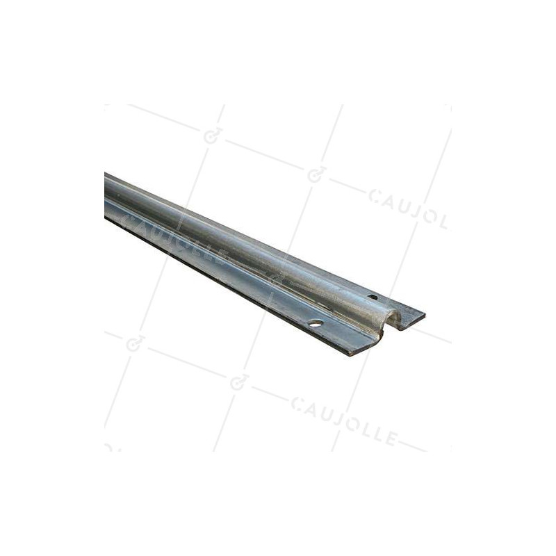 RAIL ROND A VISSER POUR ROUE A GORGE RONDE DE 16 MM