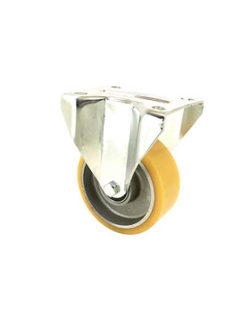 Roulette fixe en polyuréthane diamètre 100 mm - S75AR