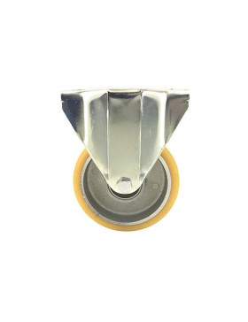 Roulette fixe en polyuréthane diamètre 100 mm - S75AR
