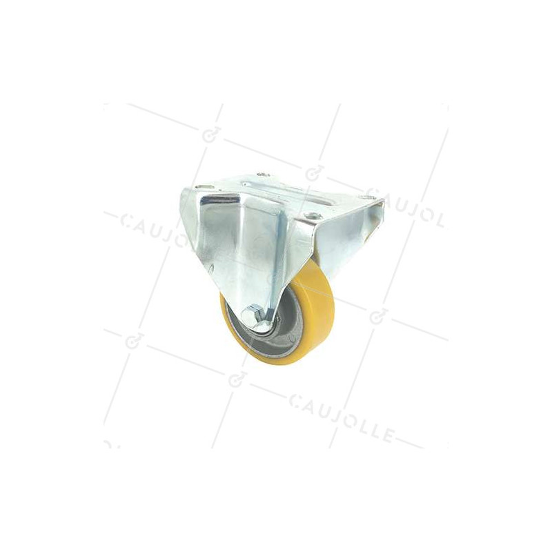 Roulette fixe en polyuréthane diamètre 80 mm - S75AR