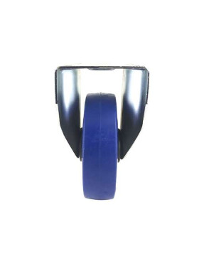 Roulette fixe industrielle en caoutchouc souple diamètre 160 mm