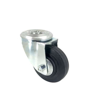 Roulette à oeil industrielle caoutchouc diamètre 125 mm