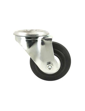 Roulette à oeil industrielle caoutchouc diamètre 125 mm
