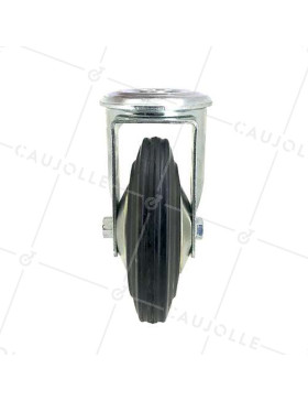 Roulette à oeil industrielle caoutchouc diamètre 160 mm