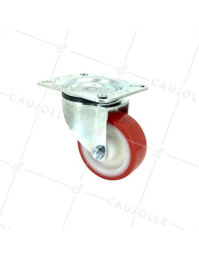 Ruota DI MANUTENZIONE ANTI OLIO E GRASSO DIAMETRO 80 MM CARICO 100 KG - S2NP 80 • Caujolle