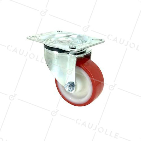 Ruota DI MANUTENZIONE ANTI OLIO E GRASSO DIAMETRO 80 MM CARICO 100 KG - S2NP 80 • Caujolle