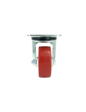 Roulette pivotante en nylon polyuréthane diamètre 80mm