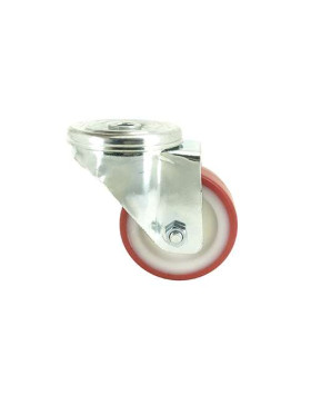 Roulette à oeil en nylon polyuréthane diamètre 80mm