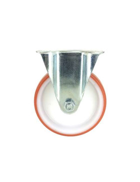 Roulette fixe en nylon polyuréthane diamètre 125 mm