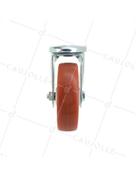 Roulette à oeil en nylon polyuréthane diamètre 125 mm