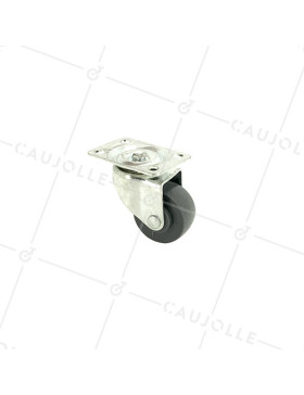 Ruota D'AMEUBLEMENT POLIPROPILENE DIAMETRO 30 MM CARICO 15 KG - S12PP30 • Caujolle