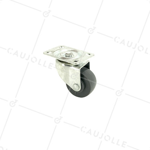 Ruota D'AMEUBLEMENT POLIPROPILENE DIAMETRO 30 MM CARICO 15 KG - S12PP30 • Caujolle